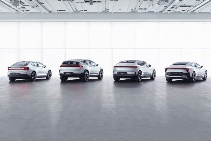 Polestar model lineup 2024jpg