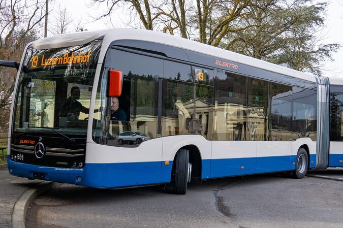 Vbl lucerne autobús eléctrico suiza e