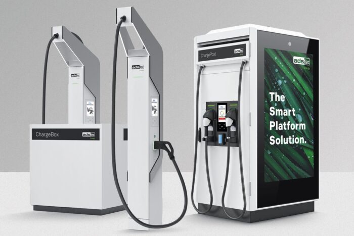Ads tec chargebox chargepost ladestation charging station min