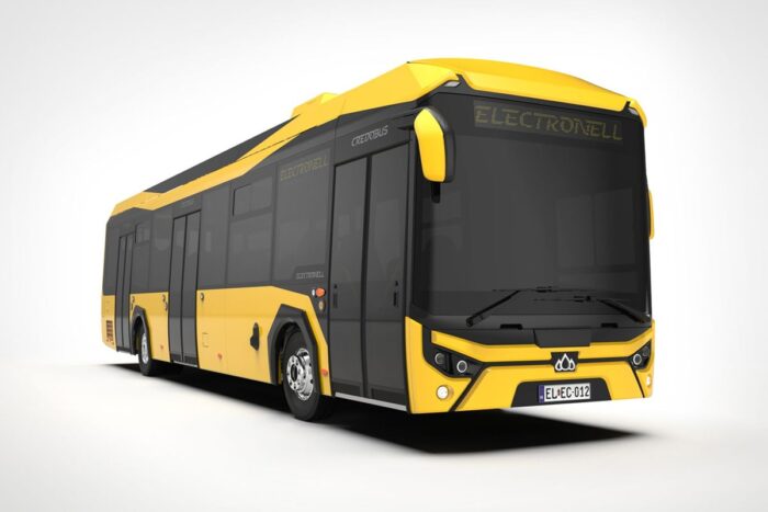 Credobus electronell elektrobus autobús eléctrico ungarn hungría min