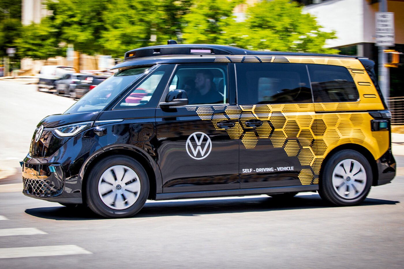 Vw id buzz mobileye vehículo de autoconducción