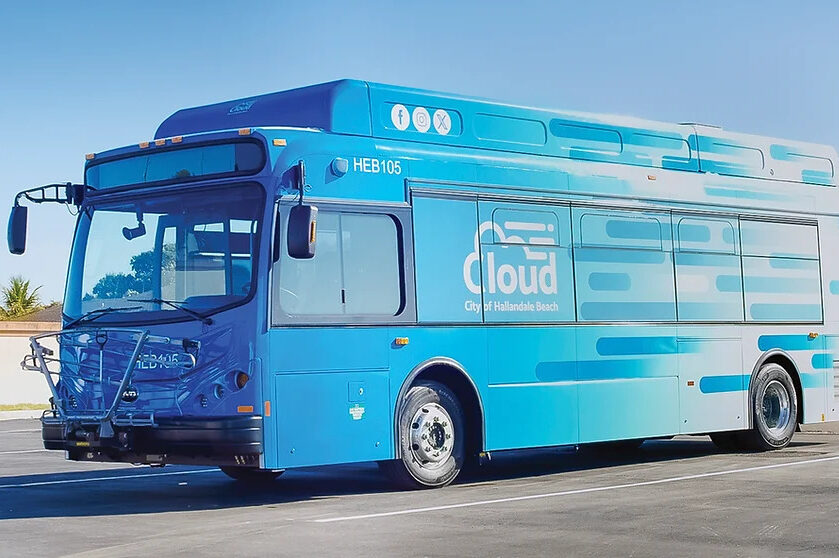 Nube autobús eléctrico hallandale beach florida jpg e