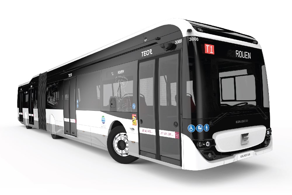 Ebusco elektrobus electric bus frankreich france rouen min