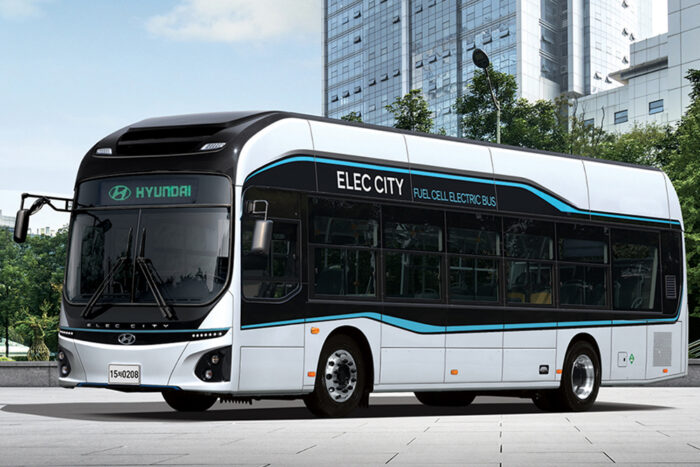 Hyundai elec city elektrobus autobús eléctrico fcev brennstoffzelle pila de combustible