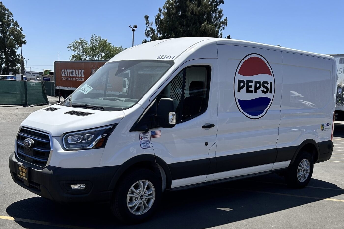 Ford e transit e transporter electric transporter pepsico usa kalifornien california min