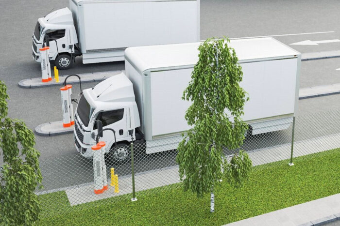 Kempower charging station trucks sweden