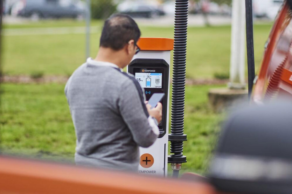 Estación de carga Kempower ladestation