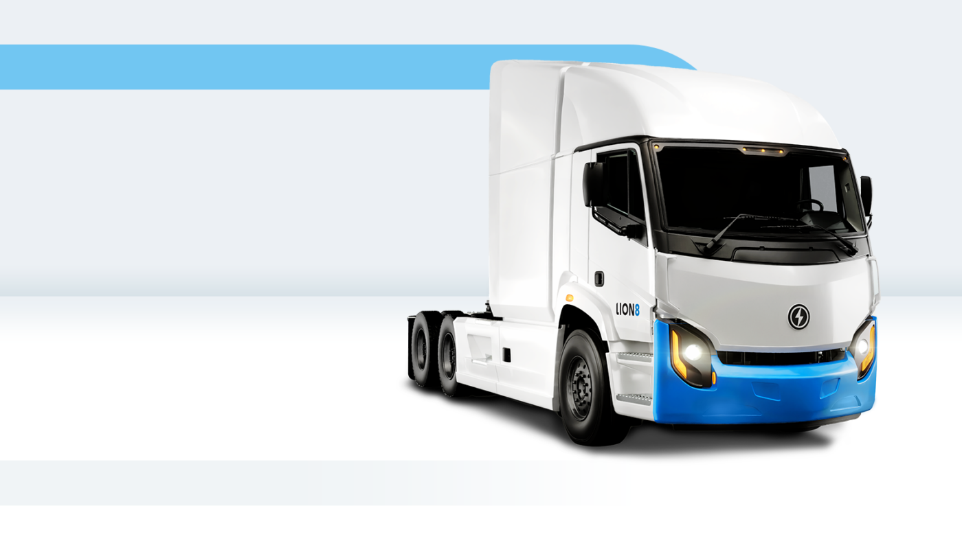Lion electric lion8 tractor camión eléctrico e