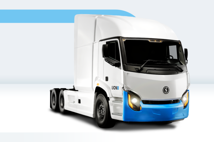Lion electric lion8 tractor electric truck e