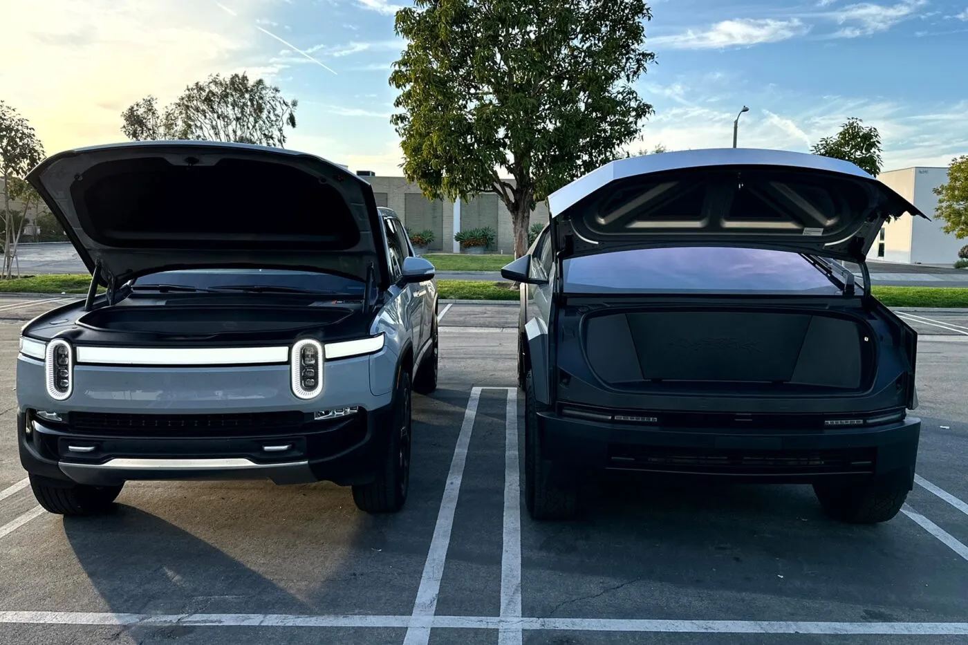tesla cybertruck fahrbericht p3 group rivian r1t 2024 01 min tesla cybertruck fahrbericht p3 group rivian r1t 2024 01 min