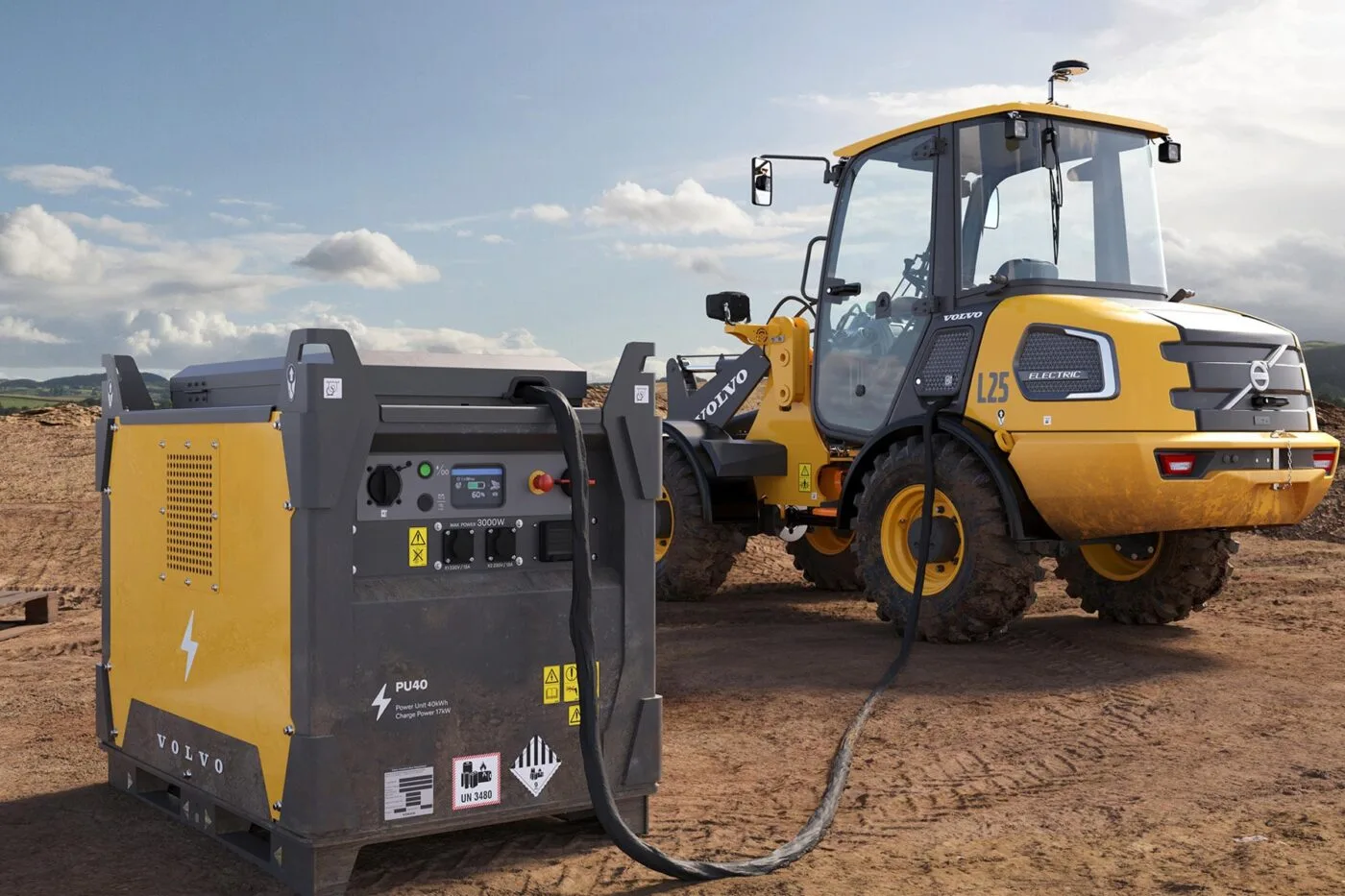 equipo de construcción volvo l25 cargadora de ruedas eléctrica radlader estación de carga 2024 01 min equipo de construcción volvo l25 cargadora de ruedas eléctrica radlader estación de carga 2024 01 min