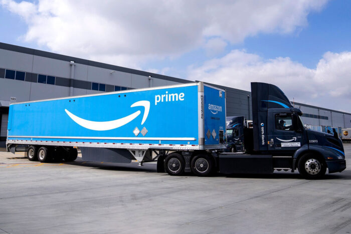 Camiones volvo vnr electric e lkw camión eléctrico amazon kalifornien california usa min