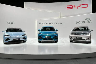 BYD Seal BYD Atto 3 BYD Dolphin front