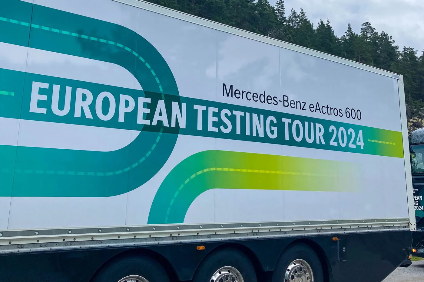 daimler camión mercedes benz eactros 600 testfahrt e lkw camión eléctrico 2024 08 daimler camión mercedes benz eactros 600 testfahrt e lkw camión eléctrico 2024 08