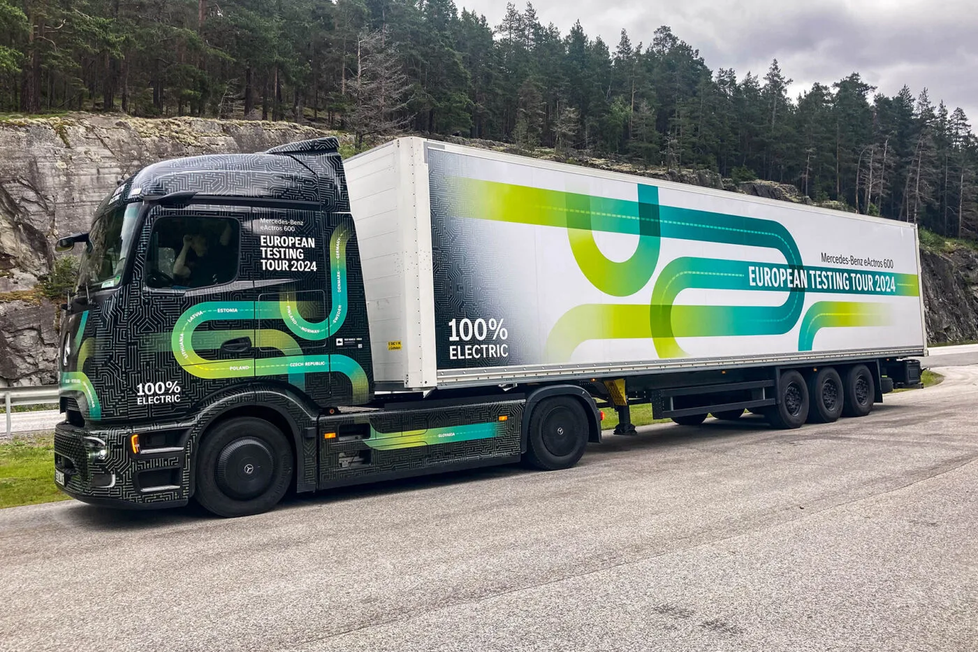 daimler camión mercedes benz eactros 600 testfahrt e lkw camión eléctrico 2024 13 daimler camión mercedes benz eactros 600 testfahrt e lkw camión eléctrico 2024 13