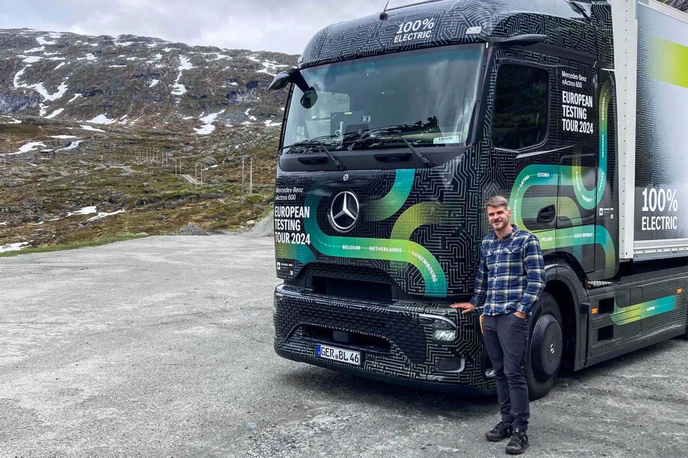 daimler camión mercedes benz eactros 600 testfahrt e lkw camión eléctrico 2024 18 daimler camión mercedes benz eactros 600 testfahrt e lkw camión eléctrico 2024 18