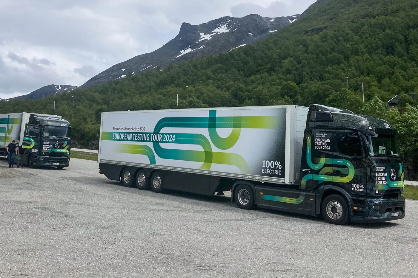 daimler camión mercedes benz eactros 600 testfahrt e lkw camión eléctrico 2024 22 daimler camión mercedes benz eactros 600 testfahrt e lkw camión eléctrico 2024 22