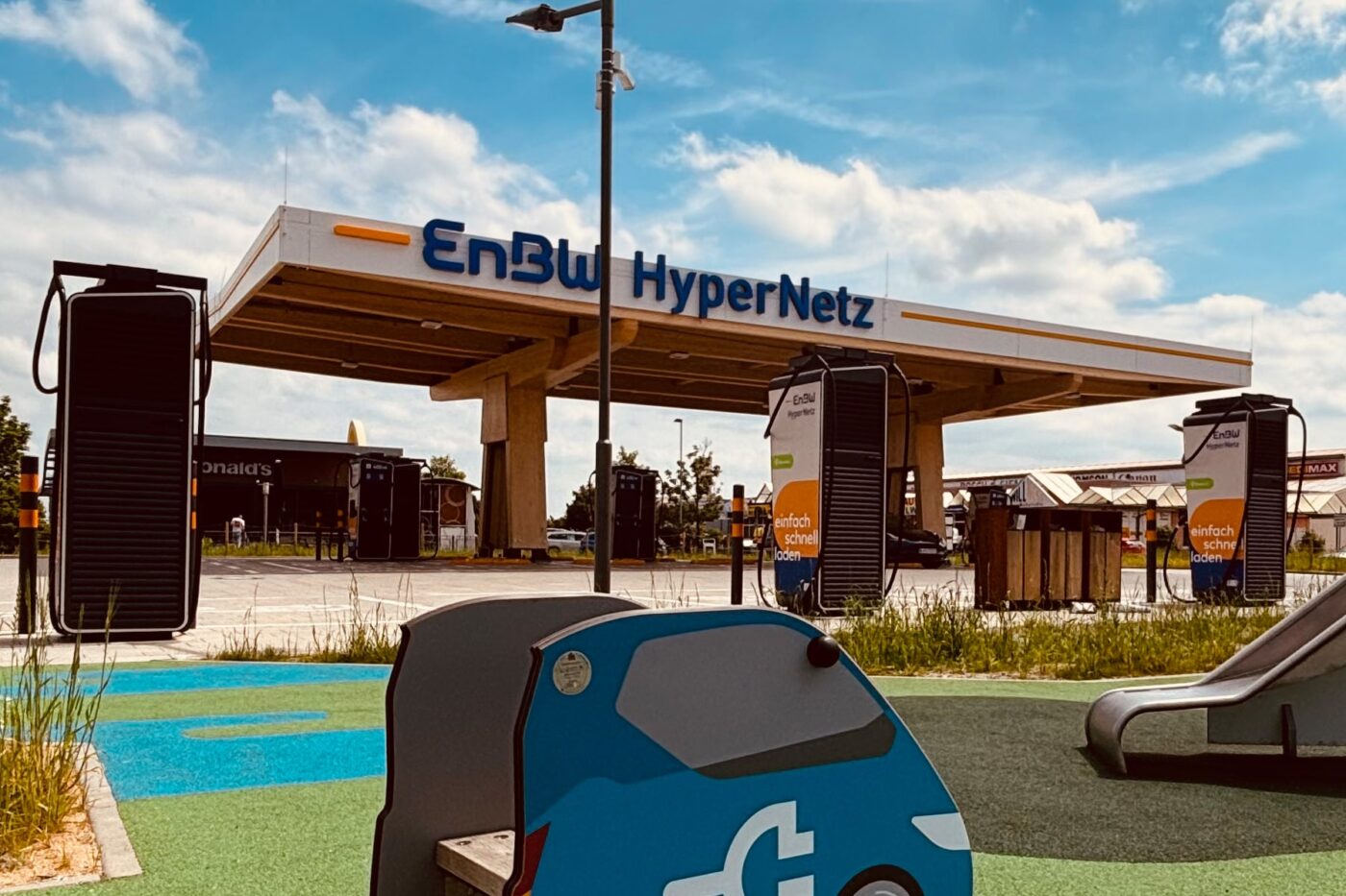 Enbw ladestation estación de carga nextlevel ladepark lichtenau min