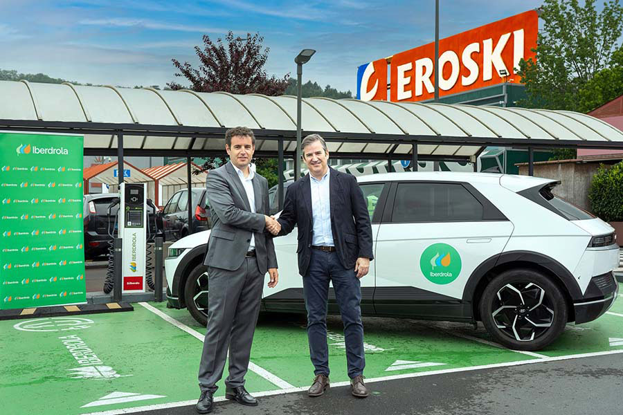 Ibedrola eroski ladestation charging station spanien spain
