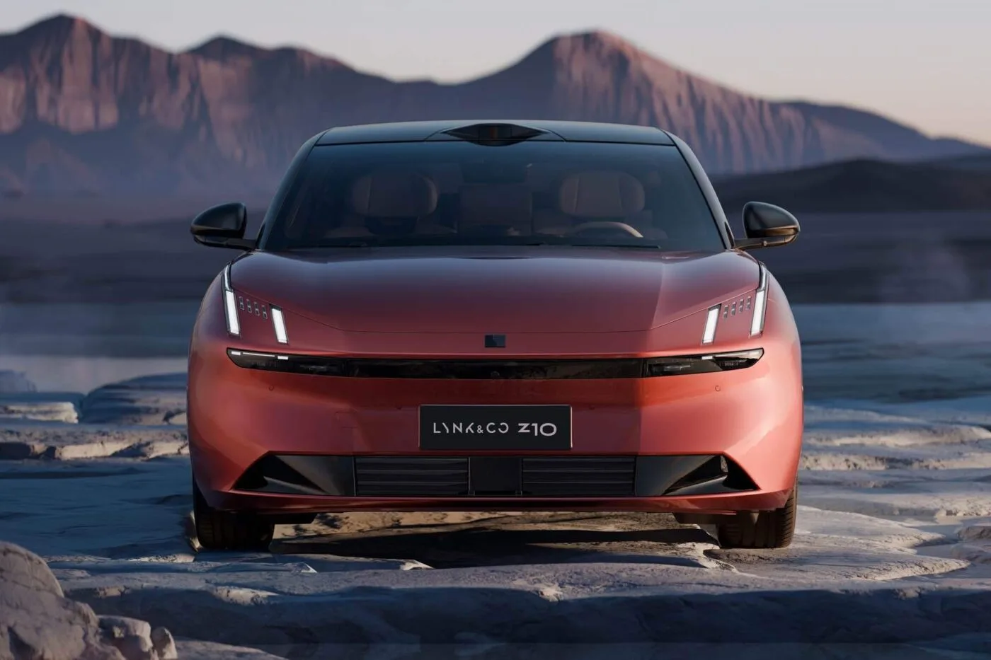lynk co z10 rojo frontal lynk co z10 rojo frontal