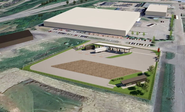 Parque de recarga Milence en astorp suecia