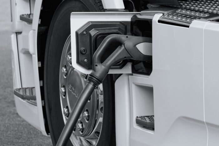 Scania erinion lkw camión eléctrico cargado