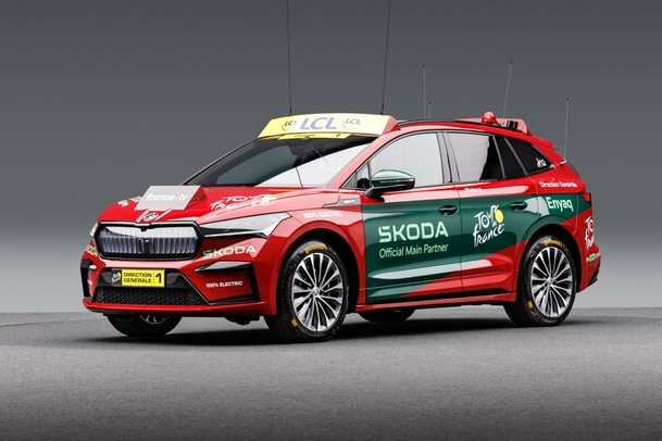 Skoda enyaq patrocinador del tour de francia