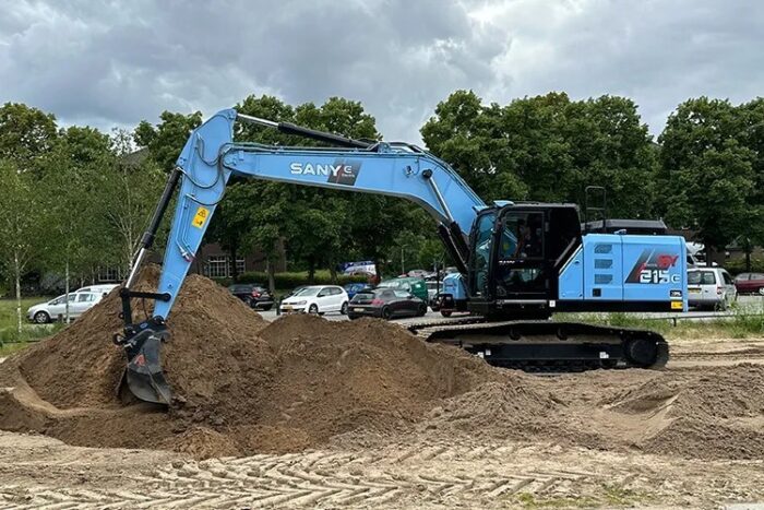 Sy215e excavadora eléctrica sany netherlands bev e