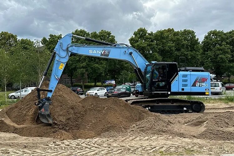 Sy215e sany electric excavator netherlands bev e