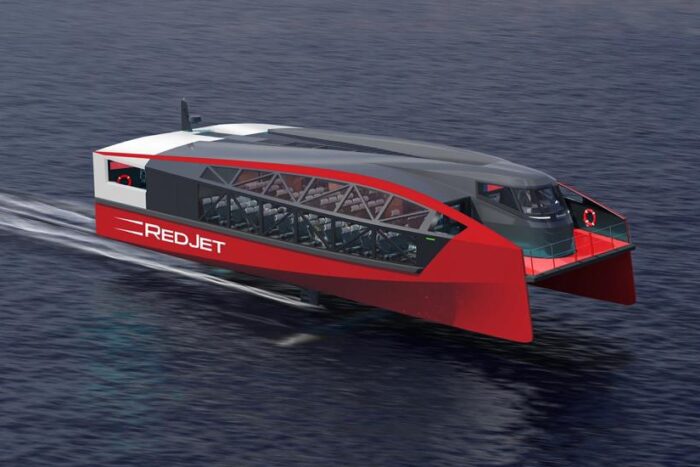Artemis red funnel electric ferry uk e