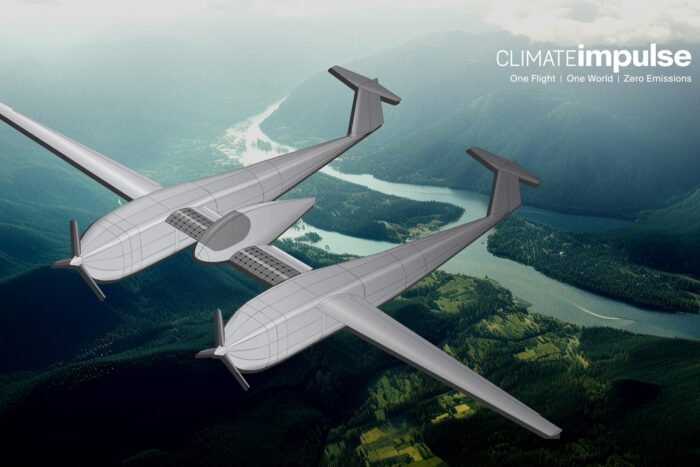 Climate impulse hydrogen aircraft round the world