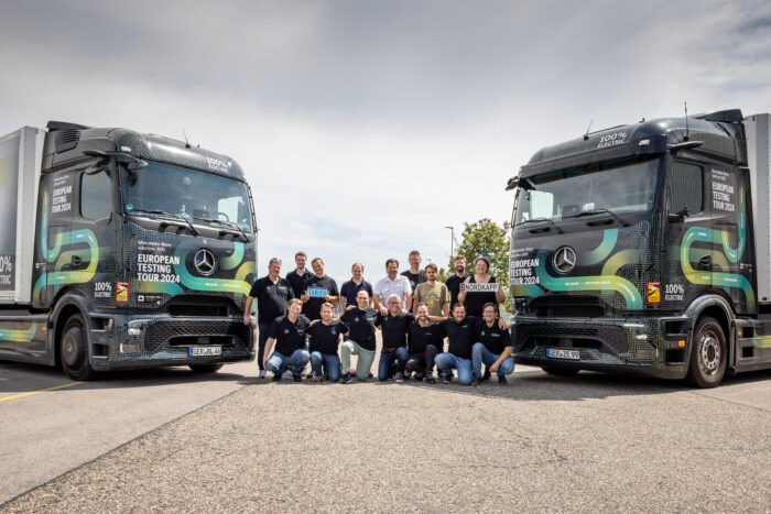 Daimler truck eactros european testing tour finale
