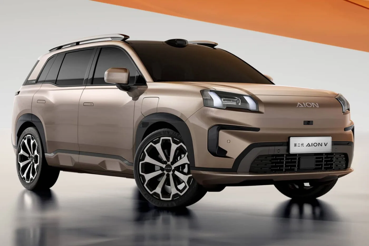 gac aion v front three quarter gac aion v front three quarter