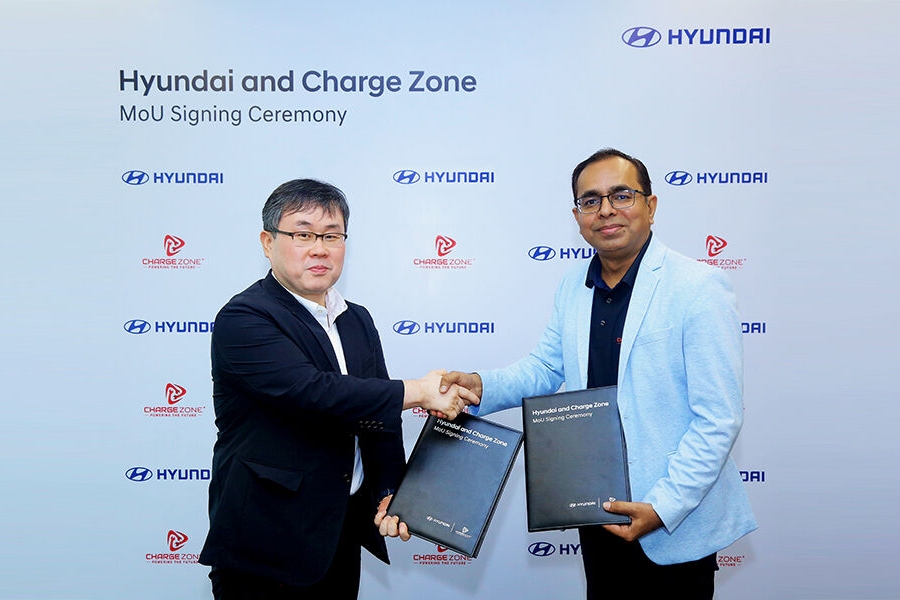 Hyundai charge zone mou signing ceremony india
