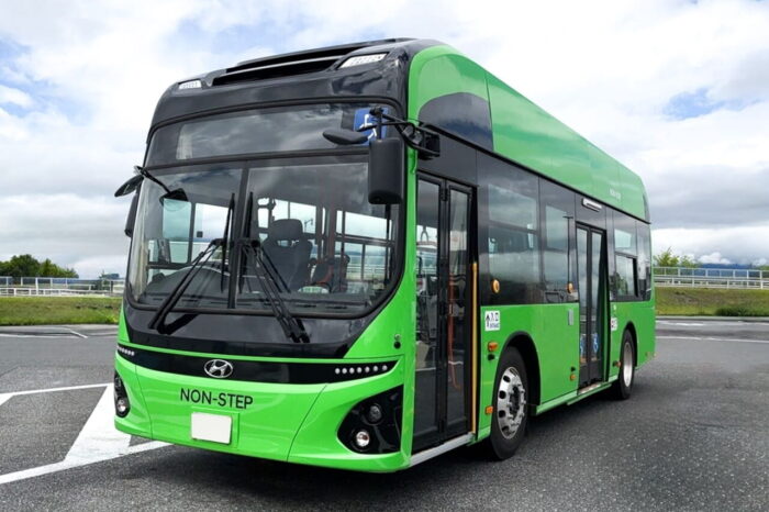 Hyundai elec city delantero tres cuartos