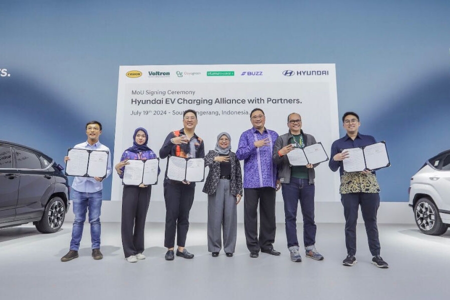 Hyundai ev charging partners indonesia mou