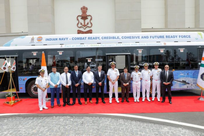 Autobús de hidrógeno de la marina india iocl