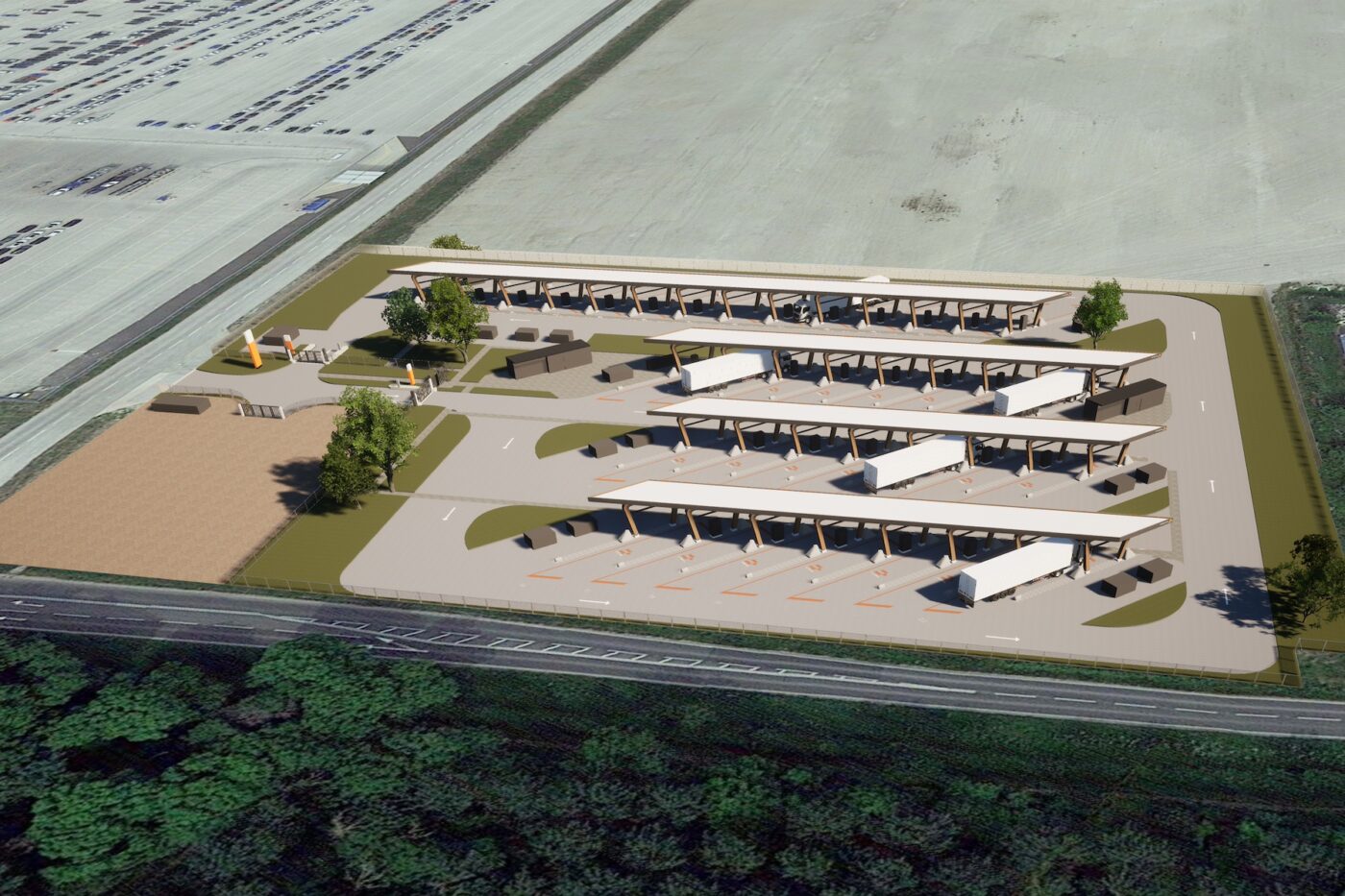 Milence charging hub immingham uk