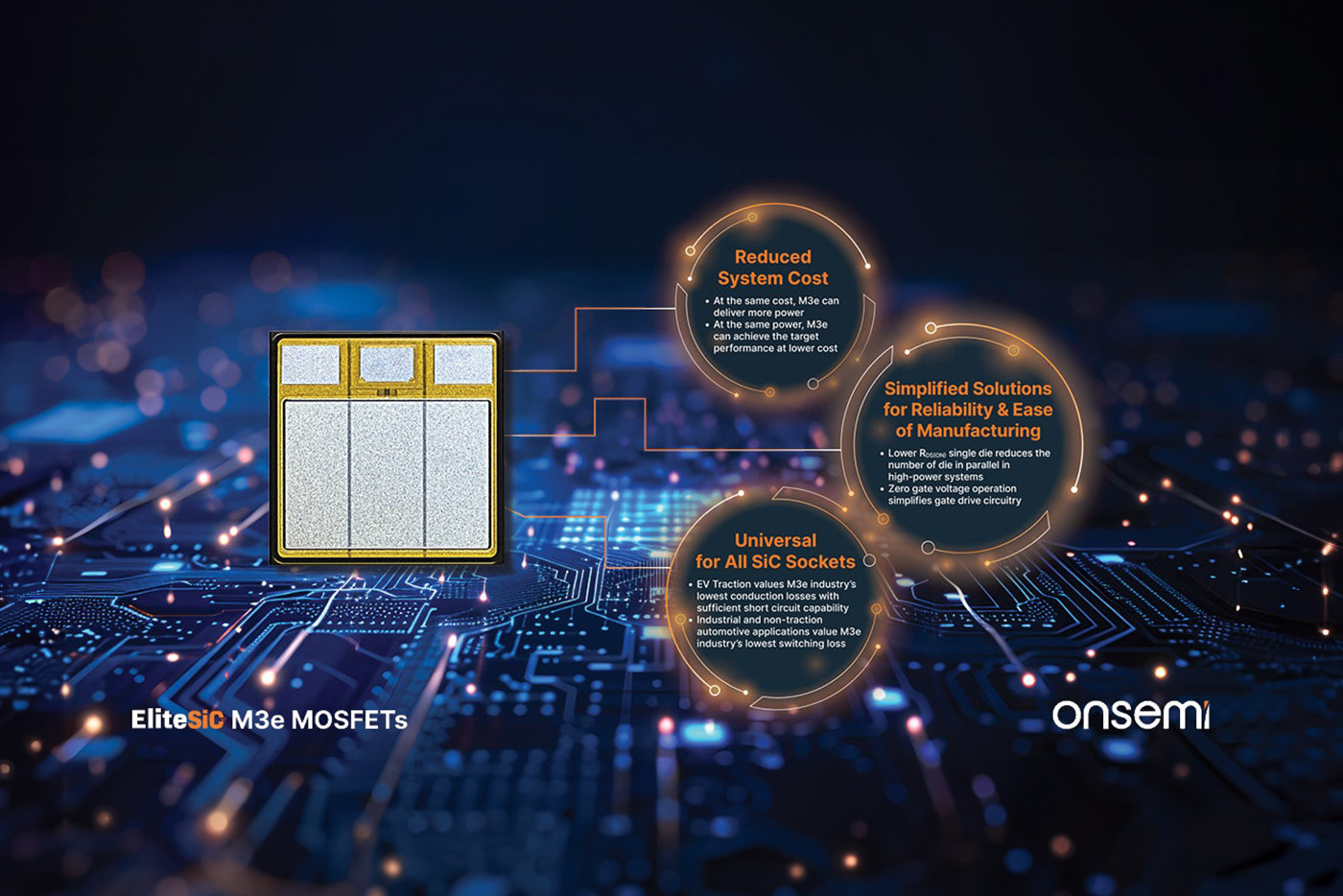 Onsemi m3e launch sic halbleiter