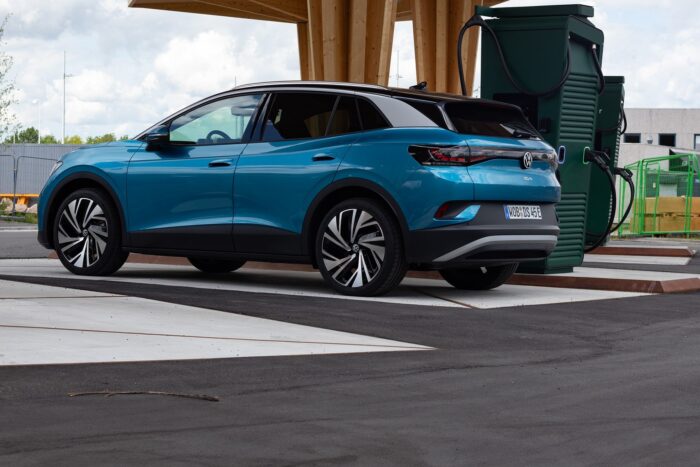 Volkswagen id4 ladestation estación de carga hintergrund fondo min