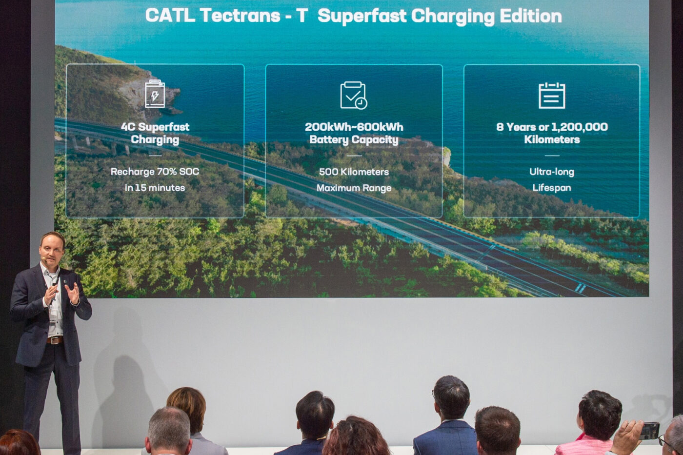 Catl tectrans t batterie batería e lkw camión eléctrico