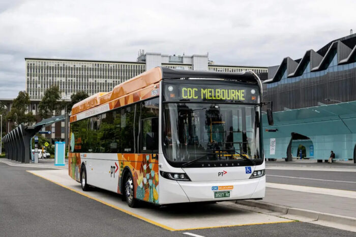 Cdc electric bus melbourne australia fin e