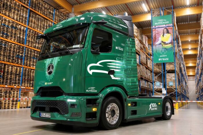 Daimler camión mercedes benz eactros e lkw camión eléctrico eutraco