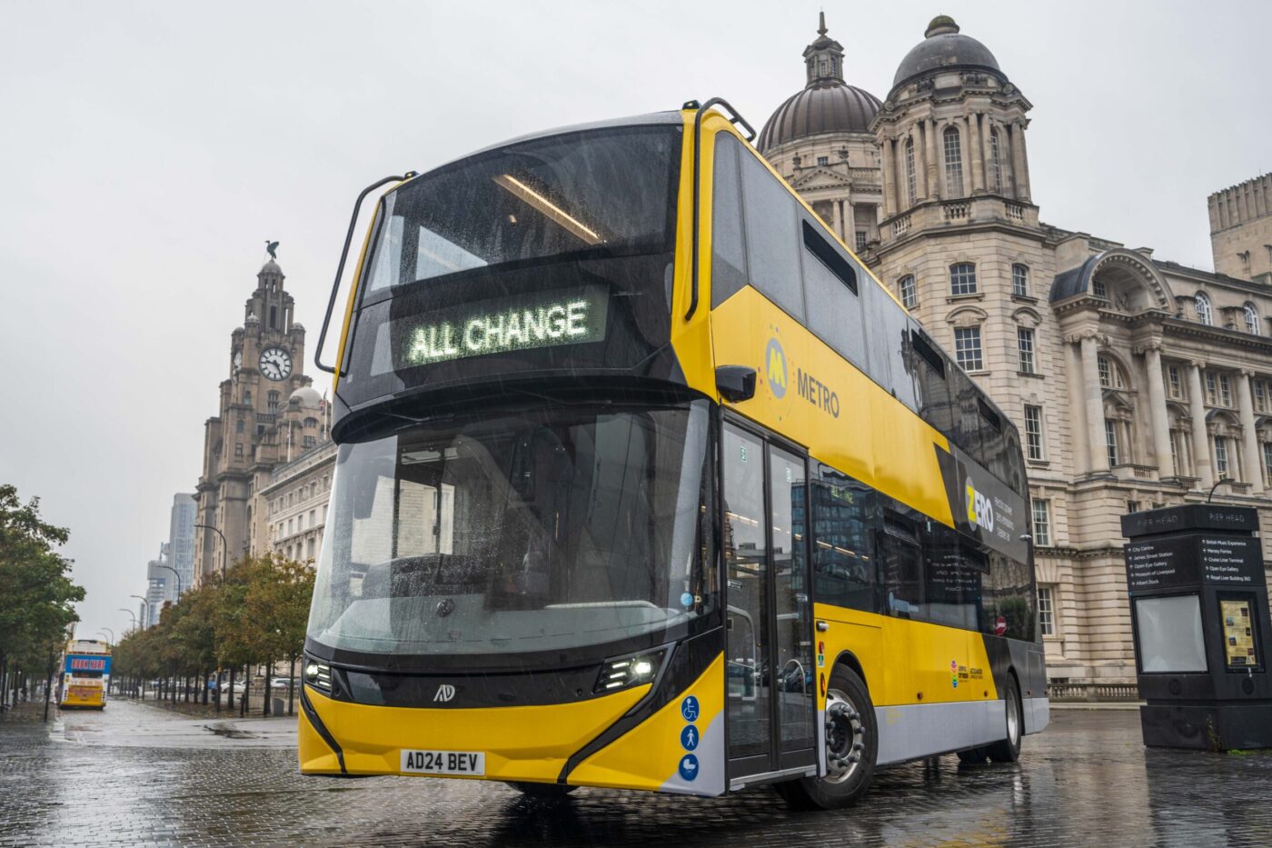 Liverpool autobús eléctrico adl escala e