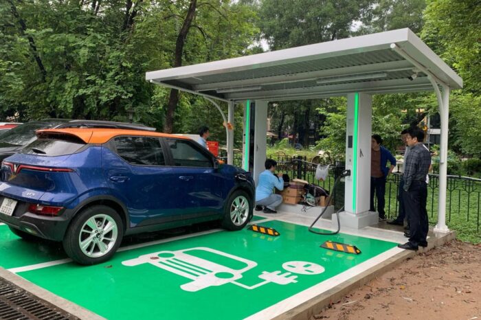 Pv power vietnam dc charging station e