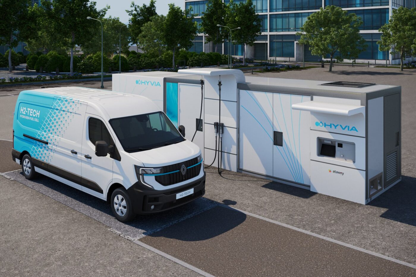 renault master h2 tech prototype hyvia h2 tankstelle hydrogen filling station e transporter electric transporter 2024 01 min renault master h2 tech prototype hyvia h2 tankstelle hydrogen filling station e transporter electric transporter 2024 01 min