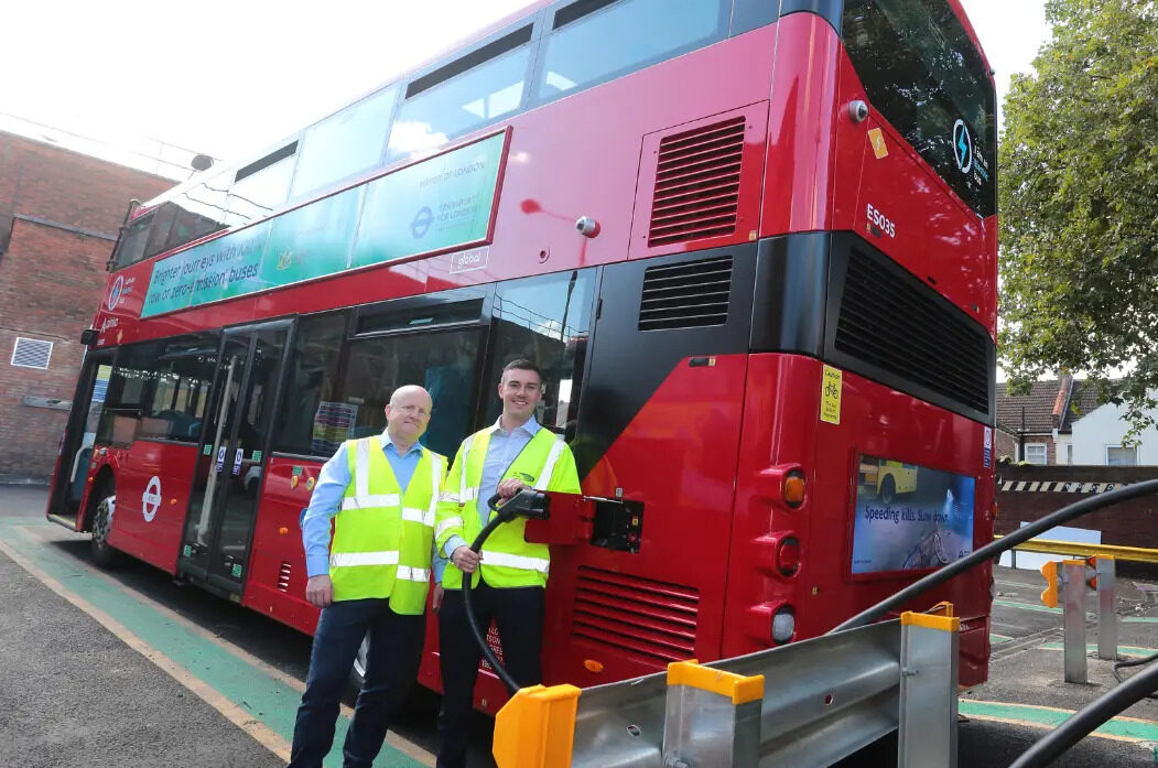 Tfl london electric bus arriva fin e