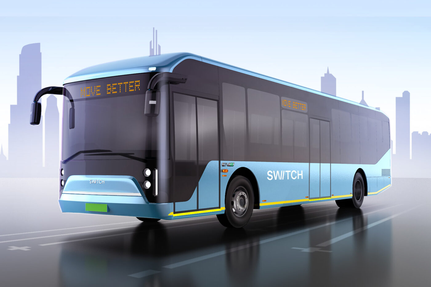 Ashok leyland switch eiv bus india