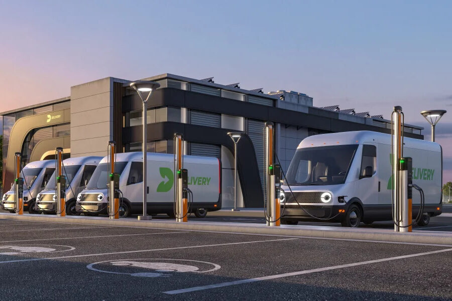 Chargepoint cpf fleet charging stations e