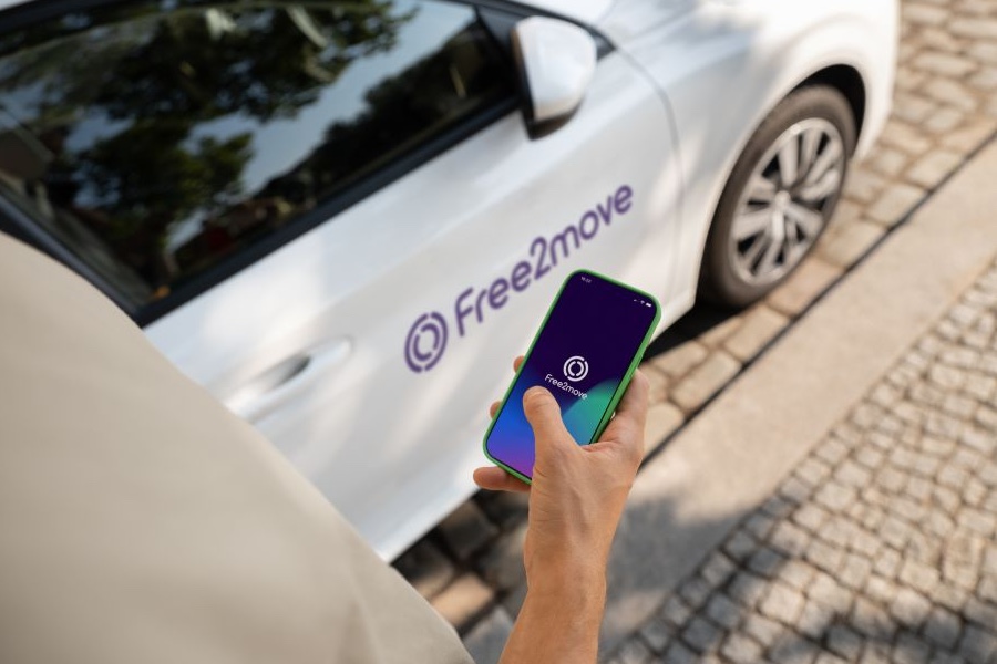 Free2move auto und app carsharing